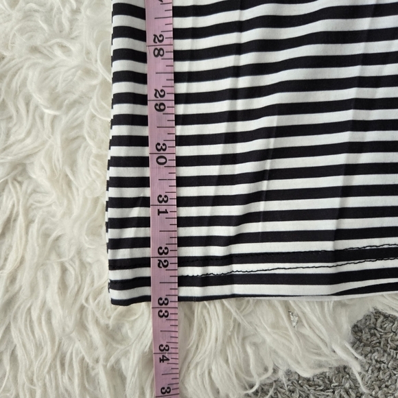 Fashion Casual Drawstring Elastic Waist Womens Stripe Wide Leg Pants. Bl… - Picture 6 of 9